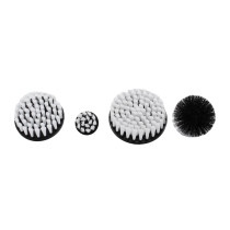 Фото - Set of 4 brushes (white soft fibers) for drill Set of 4 brushes (white soft fibers) for drill