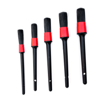 Detailing Car Brush Set - Natural Boar Hair Mixed