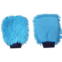 Фото - Washing glove Microfiber Blue Washing glove Microfiber Blue
