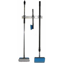 Фото - Stainless Steel Wallhanger With 3 Clips Stainless Steel Wallhanger With 3 Clips
