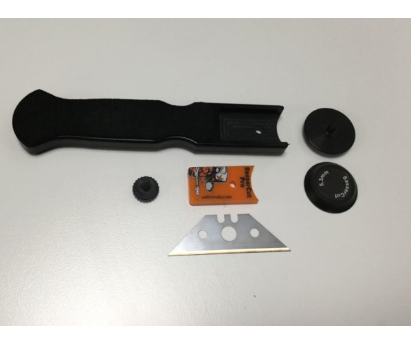 SasserCut Pro Spaltmesser 5,3mm Rolle Роликовий ніж для різання плівки 5,3 мм Yellotools