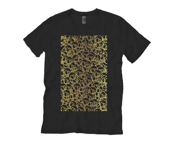Фірмова футболка T-Shirt Crazy XL, Flowers Black
