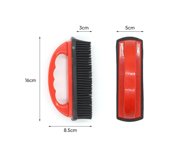 Rubber Hair Removal Brush With Handgrip DeWitte