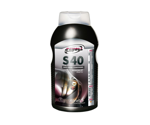 Ультрафинишная полировальная паста S40 Anti-Swirl Compound 1 kg