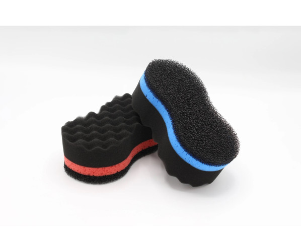 Duo sponge black - blue with anti-insect layer DeWitte