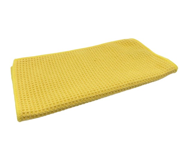 Мікрофібра Waffled Cloth Microfiber towel 55х27 cm, YELLOW