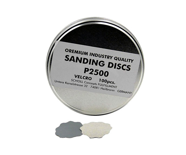 Velcro Sanding Paper 32 mm "P2500" KIT 100 pcs Scholl Concepts