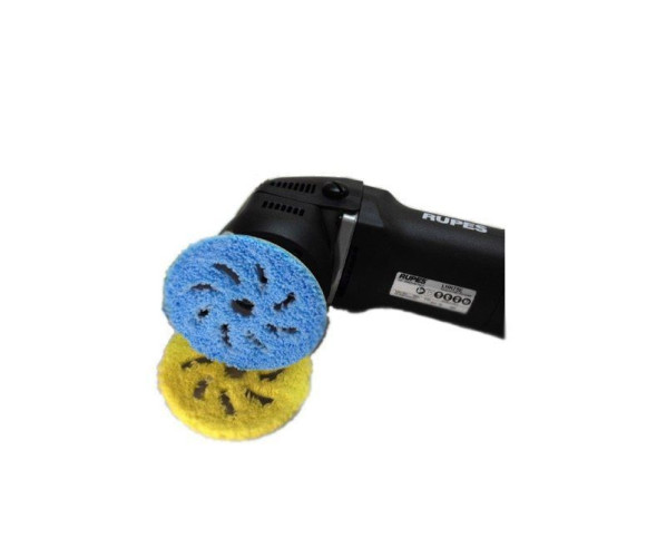 Абразивний полірувальний мікрофібровий круг Microfiber Polishing Pad Blue 80/100 мм