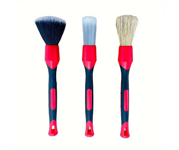 Набор детейлинг щеток с универсальным разъемом Premium Car Detailing Brush (3 pcs)