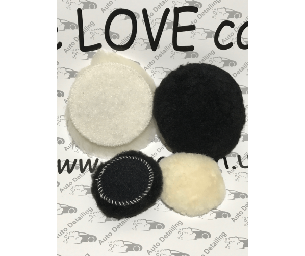 Wool Pads 50/70 mm, Black Scholl Concepts