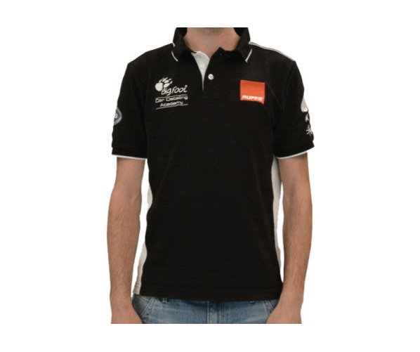 Брендовая рубашка-поло BigFoot Academy Polo Black Line XL