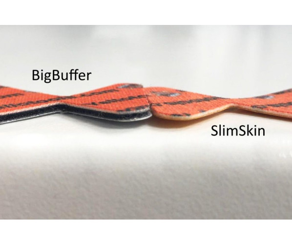 YelloWings BigBuffer MicroFine 5"/12,5cm (self adhesive microfiber pads) Мікрофіброва накладка на  ракель з набивкою, 5"/12,5 см Yellotools
