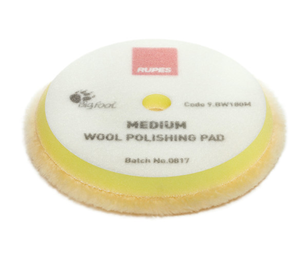 Полировальный круг средней абразивности из натуральной шерсти Wool Polishing Pad Medium 150/170 mm