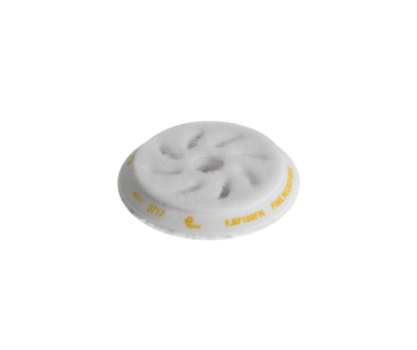 Мікрофібровий полірувальний круг середньої абразивності Microfiber Polishing Pad Yellow 80/100 мм