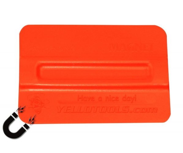 TonnyMag Basic Plastic-Squeegee Ракель для поклейки пленки, оранжевая (82°)