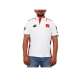 Брендовая рубашка-поло BigFoot Polo Racing White/Red M Rupes