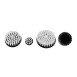 Набір з 4 шт м'яких щіток-насадок на шуруповерт Set of 4 brushes (white soft fibers) for drill