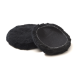 Абразивный полировальный круг из натуральной овчины Wool Pads 80/100 mm, Black